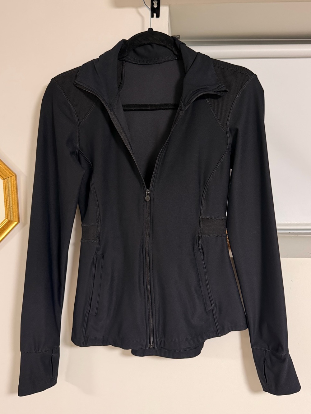 Zip-Up Athleisure Long Sleeve Sweater